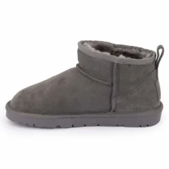Boots basses fourrées tige cuir doublées synthétique Femme KELARA