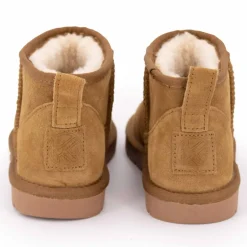 Boots basses fourrées tige cuir doublées synthétique Femme KELARA