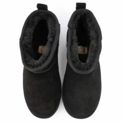 Boots basses fourrées tige cuir doublées synthétique Femme KELARA