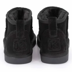 Boots basses fourrées tige cuir doublées synthétique Femme KELARA