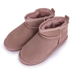 Boots en cuir fourrées ultra-mini fille Enfant KELARA