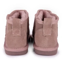 Boots en cuir fourrées ultra-mini fille Enfant KELARA