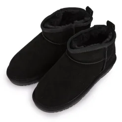 Boots en cuir fourrées ultra-mini fille Enfant KELARA
