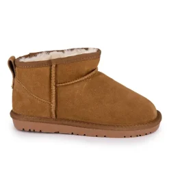Boots en cuir fourrées ultra-mini fille Enfant KELARA