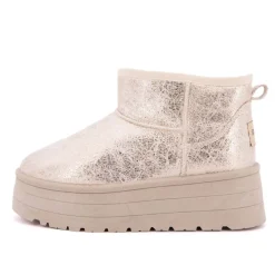 Boots fourrées brillantes Edwige Femme BURTON OF LONDON