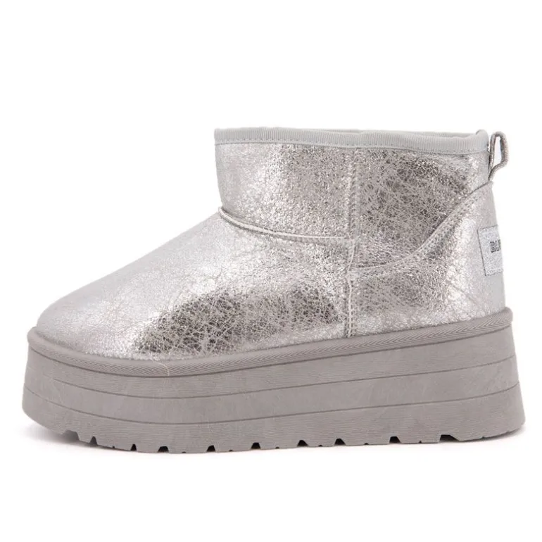 Boots fourrées brillantes Edwige Femme BURTON OF LONDON