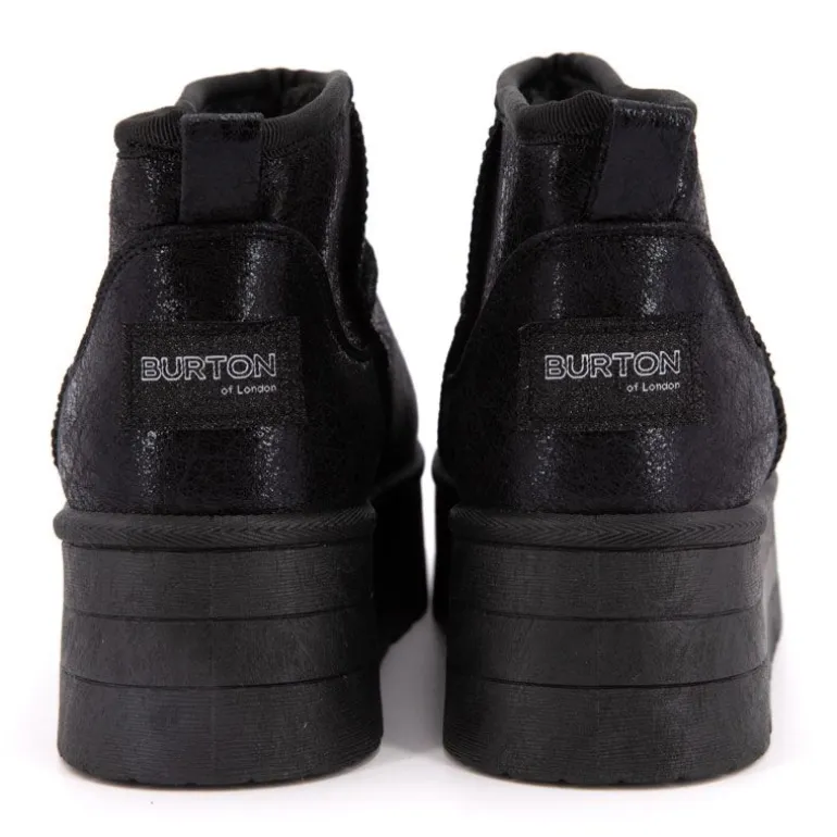 Boots fourrées brillantes Edwige Femme BURTON OF LONDON