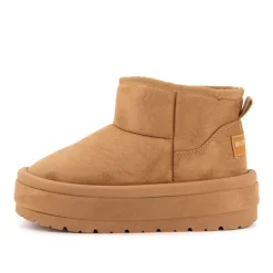 Boots lindy doublée fausse fourrure semelle en tissu Femme BURTON OF LONDON