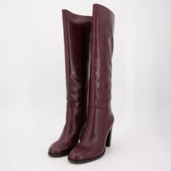 Bottes cuir à talons zippée Femme SCOTCH AND SODA