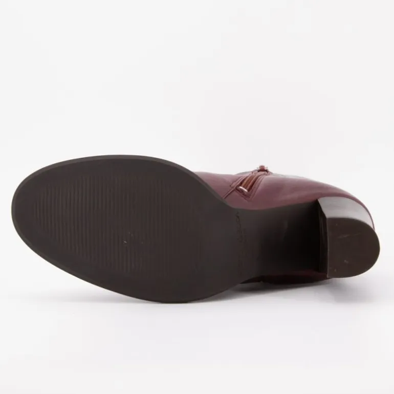 Bottes cuir à talons zippée Femme SCOTCH AND SODA