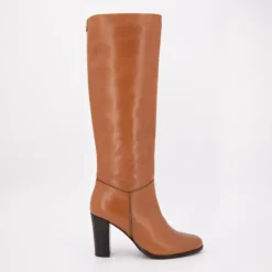 Bottes cuir à talons zippée Femme SCOTCH AND SODA