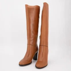 Bottes cuir à talons zippée Femme SCOTCH AND SODA