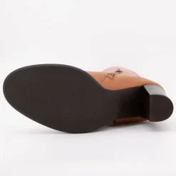 Bottes cuir à talons zippée Femme SCOTCH AND SODA