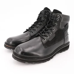 Bottine à lacets noire Homme DEELUXE 74
