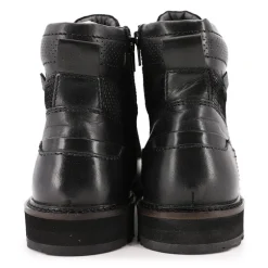 Bottine à lacets noire Homme DEELUXE 74