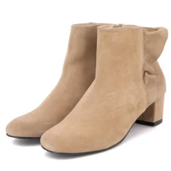 Bottine mantik en daim beige Femme XAVIER DANAUD