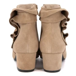 Bottine mantik en daim beige Femme XAVIER DANAUD