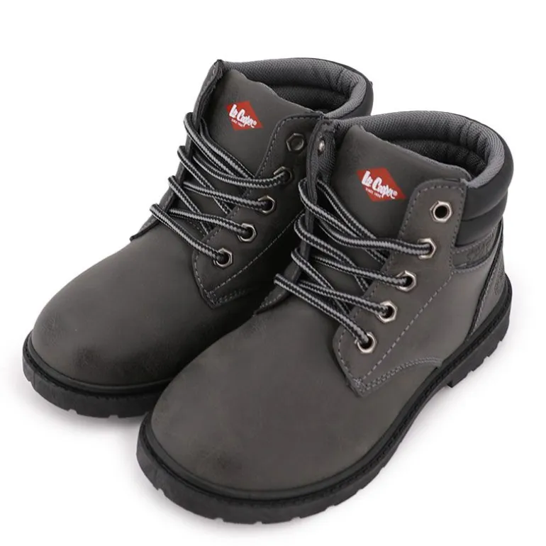 Bottines à lacets similicuir grainé Enfant LEE COOPER