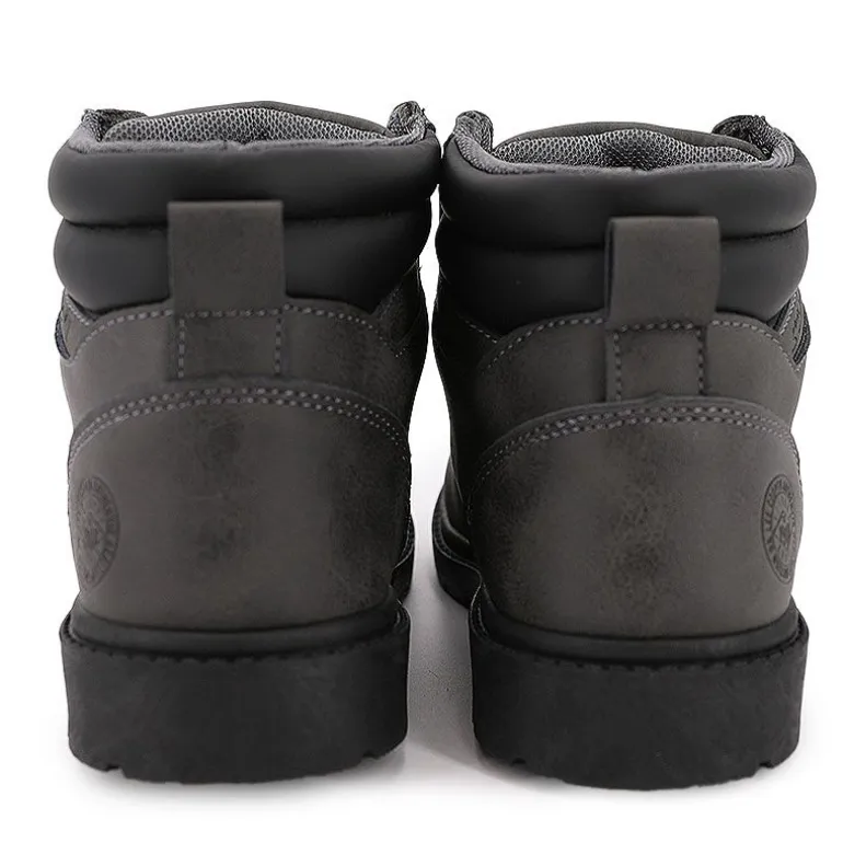 Bottines à lacets similicuir grainé Enfant LEE COOPER