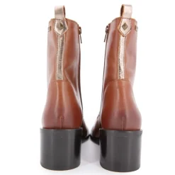 Bottines à talons Lapera tan à lacets Femme LES TROPEZIENNES PAR M.BELARBI