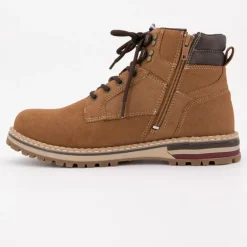 Bottines avec zip cognac avec lacets Homme DOCKERS BY GERLI