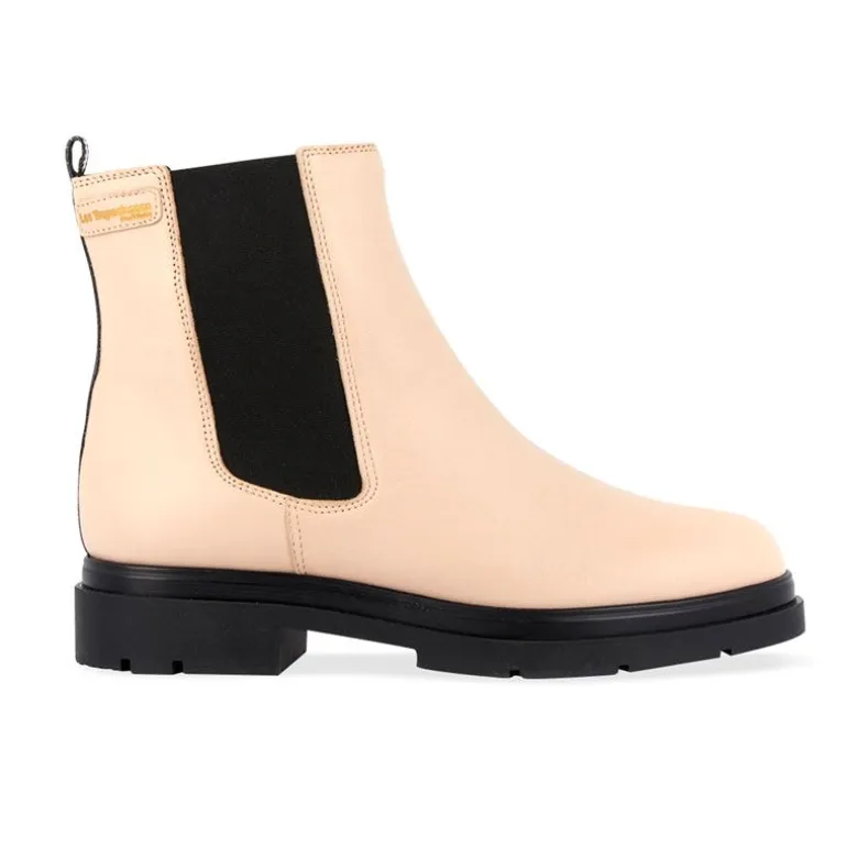 Bottines beige cuir semelle noire Selma Femme LES TROPEZIENNES PAR M.BELARBI