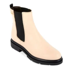 Bottines beige cuir semelle noire Selma Femme LES TROPEZIENNES PAR M.BELARBI