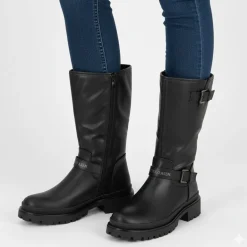 Bottines byker noire Femme US POLO