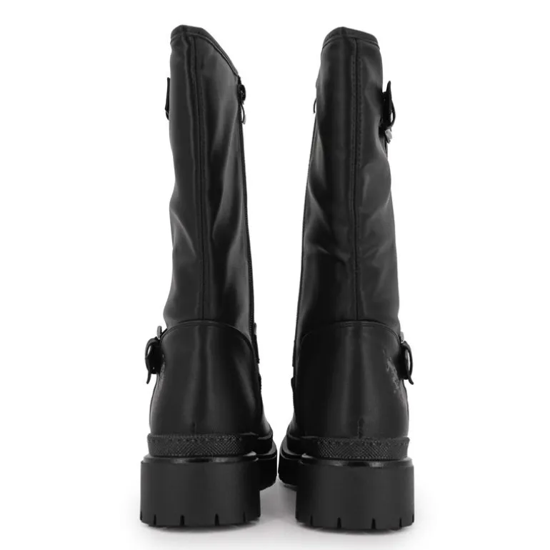 Bottines byker noire Femme US POLO