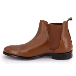 Bottines chelsea Matias cuir marron Homme MAISON HERITAGE