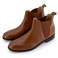 Bottines chelsea Matias cuir marron Homme MAISON HERITAGE