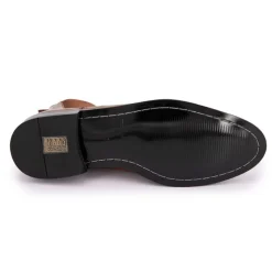 Bottines chelsea Matias cuir marron Homme MAISON HERITAGE