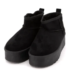 Bottines courtes Janina fausse fourrure Femme BURTON OF LONDON