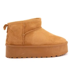 Bottines courtes Janina fausse fourrure Femme BURTON OF LONDON