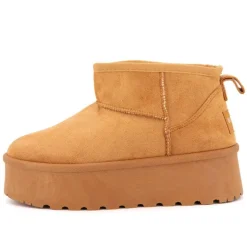 Bottines courtes Janina fausse fourrure Femme BURTON OF LONDON