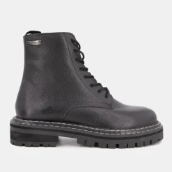 Bottines cuir grainé reine avec lacets Femme LES TROPEZIENNES PAR M.BELARBI