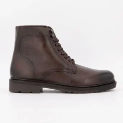 Bottines cuir lisse avec lacets Madrid Homme ELWIN