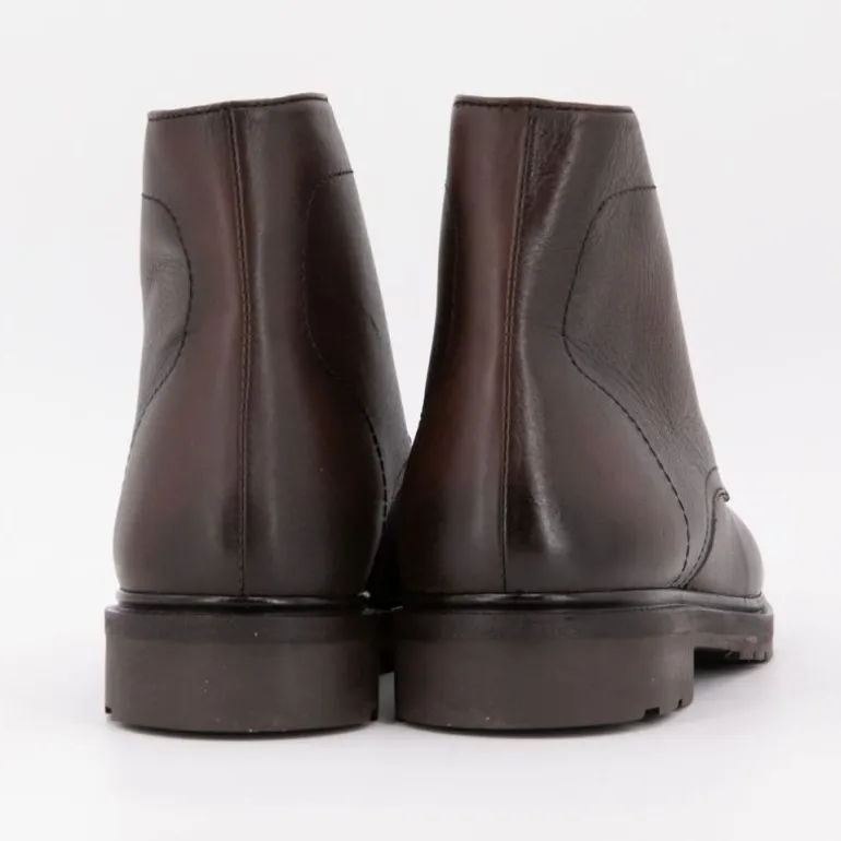 Bottines cuir lisse avec lacets Madrid Homme ELWIN