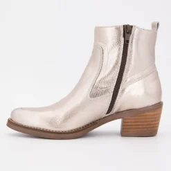 Bottines elista cuir rose gold Femme PATRICIA MILLER