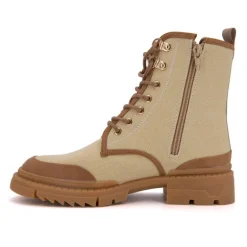 Bottines en tissu Dypster noir avec fermeture éclair Femme LES TROPEZIENNES PAR M.BELARBI