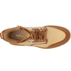 Bottines en tissu Dypster noir avec fermeture éclair Femme LES TROPEZIENNES PAR M.BELARBI