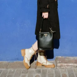 Bottines en tissu Dypster noir avec fermeture éclair Femme LES TROPEZIENNES PAR M.BELARBI