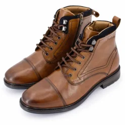 Bottines Henrycar à Lacets Wilex73 Cuir Homme PIERRE CARDIN