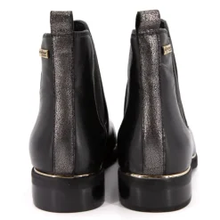 Bottines Micky noires liseré or Femme LES TROPEZIENNES PAR M.BELARBI