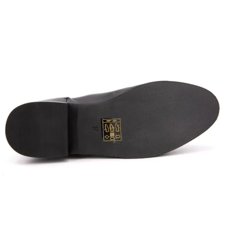 Bottines Micky noires liseré or Femme LES TROPEZIENNES PAR M.BELARBI