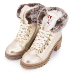 Bottines Rosenn or fausse fourrure marron Femme LES TROPEZIENNES PAR M.BELARBI