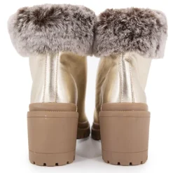 Bottines Rosenn or fausse fourrure marron Femme LES TROPEZIENNES PAR M.BELARBI