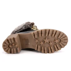 Bottines Rosenn or fausse fourrure marron Femme LES TROPEZIENNES PAR M.BELARBI