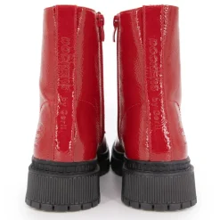 Bottines rouges vernies Femme DOCKERS