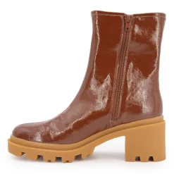 Bottines vernis Delizia talons crantés Femme LES TROPEZIENNES PAR M.BELARBI